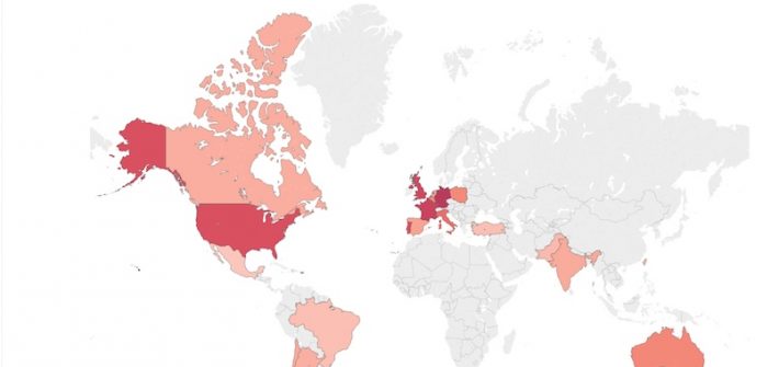 Top governments requesting facebook data