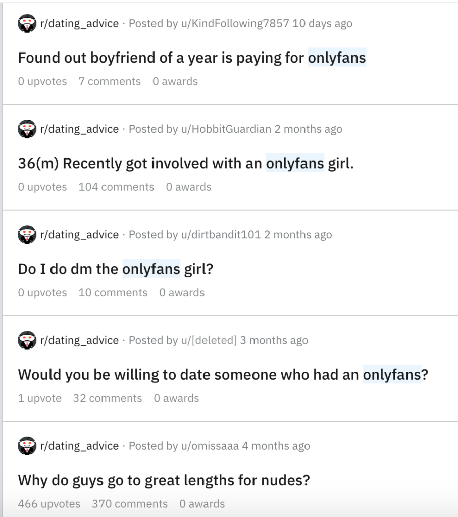 only fans on r/dating_advice reddit